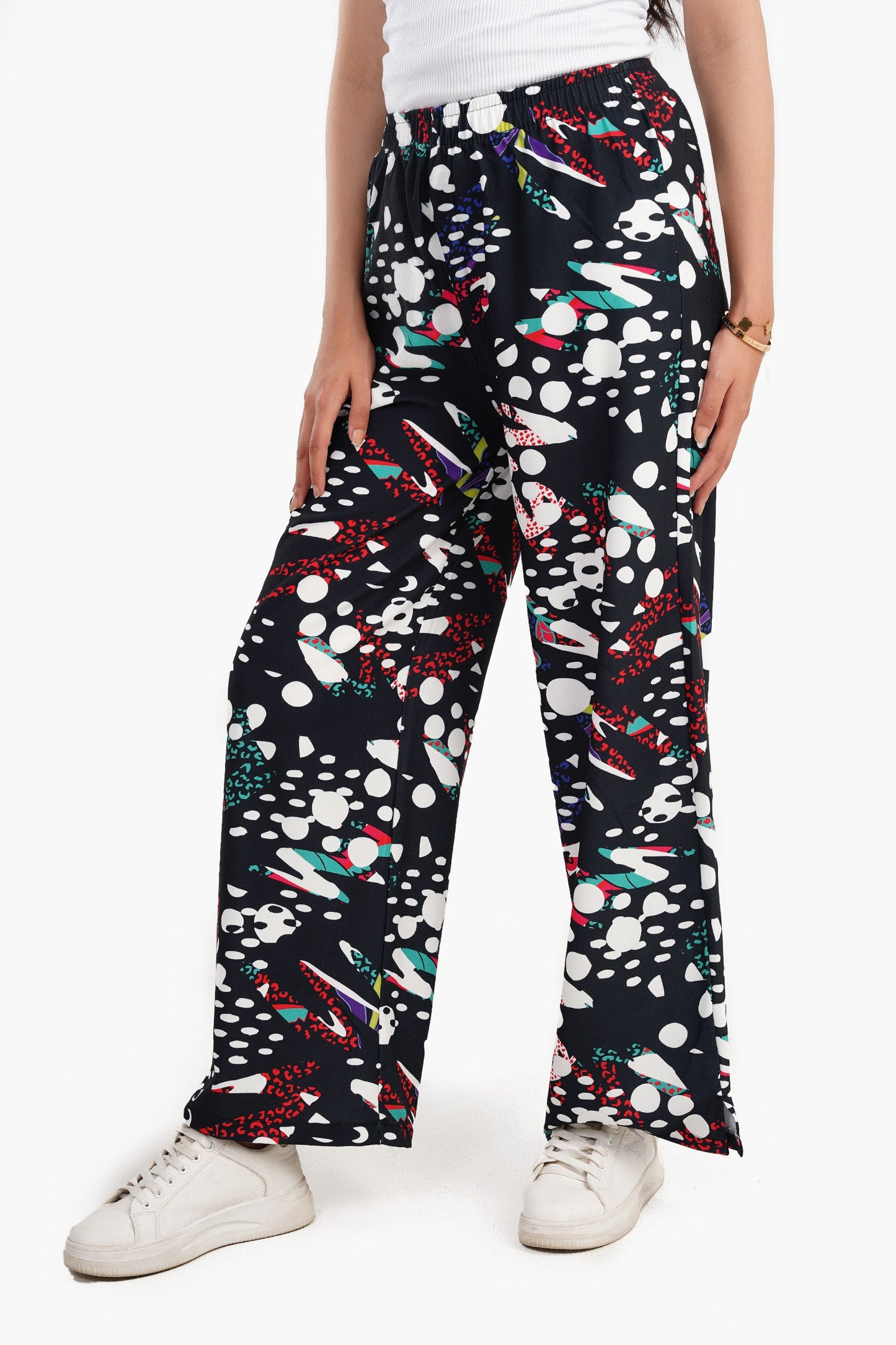 Crepe Printed Pants