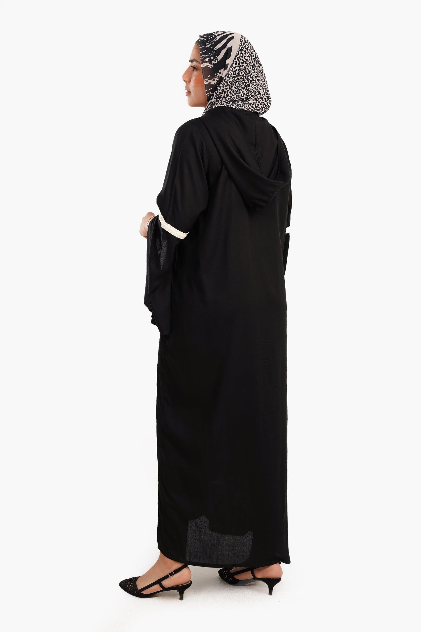 Dress with Flared Sleeves