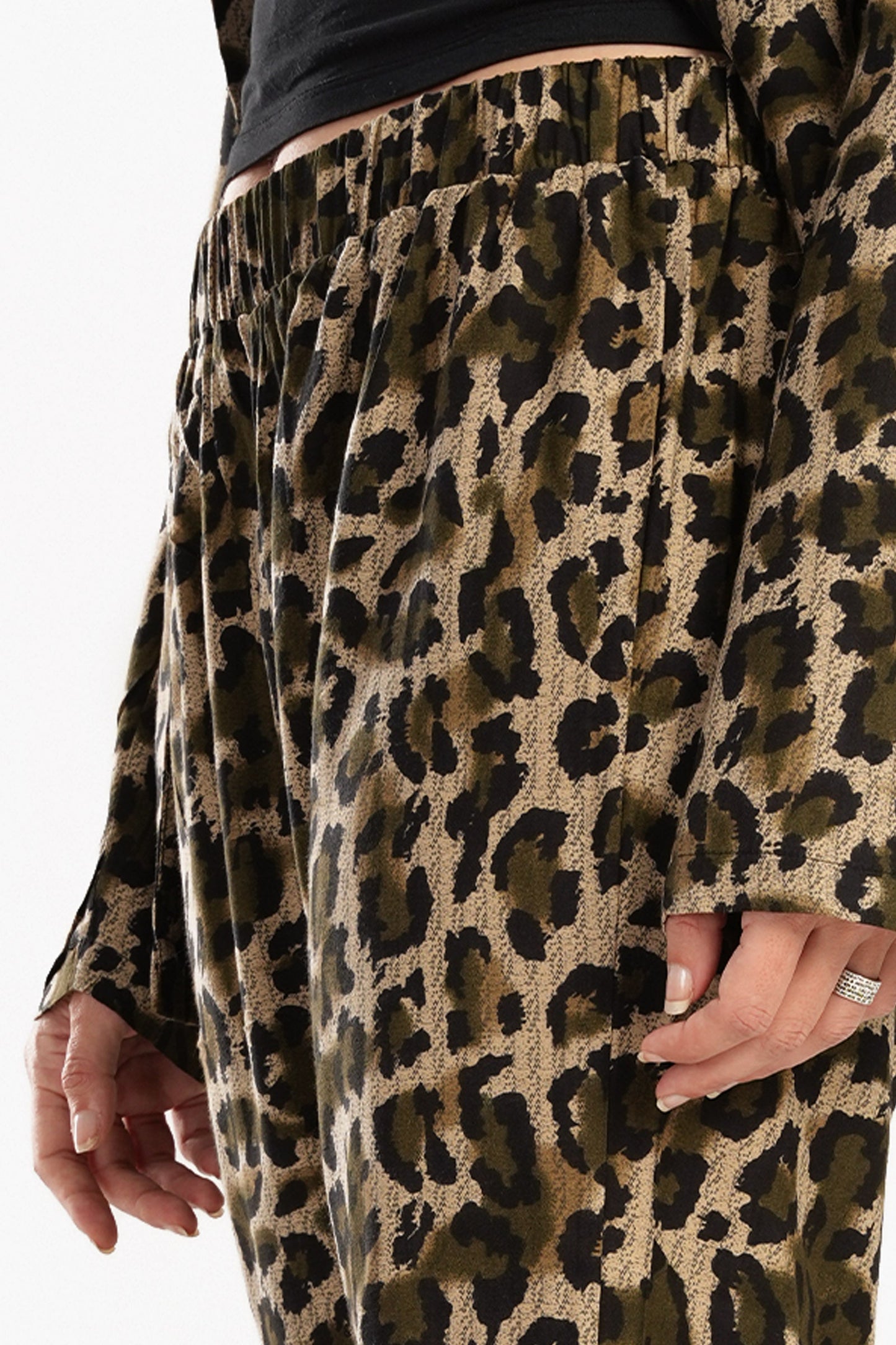 All Over Animal Print Pants