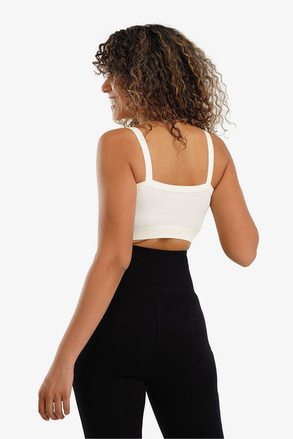 Plunge Neck Crop Top - Carina - ÙƒØ§Ø±ÙŠÙ†Ø§