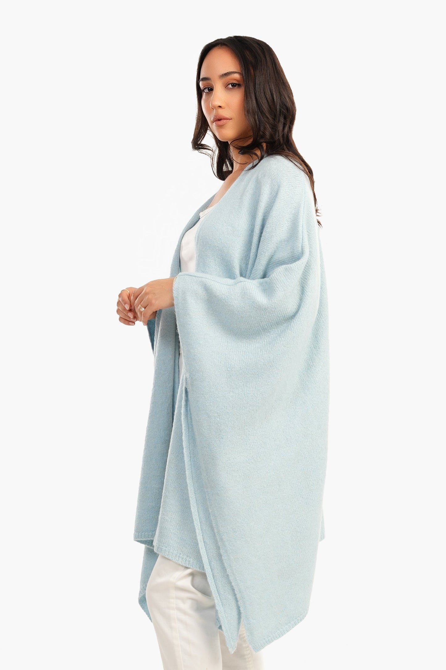 Wool Knitted Poncho