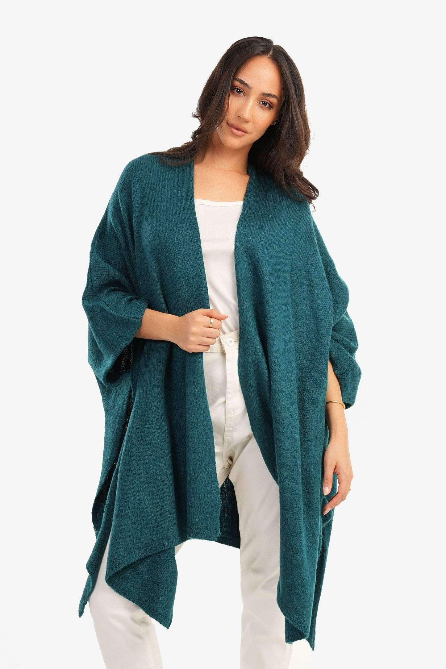 Wool Knitted Poncho