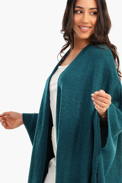 Wool Knitted Poncho