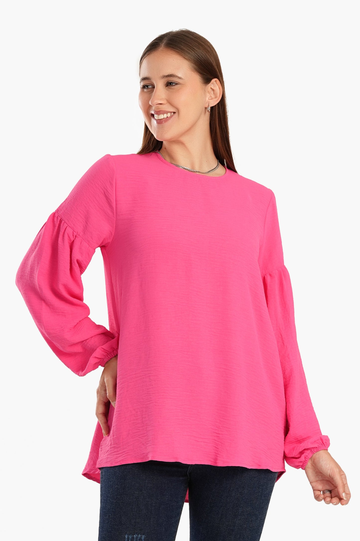 Blouse with Peasant Sleeves