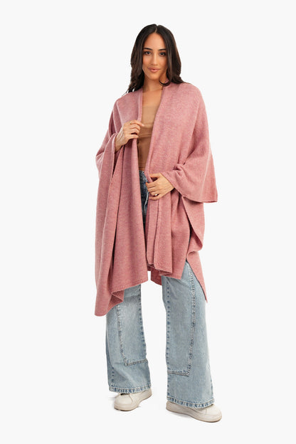 Wool Knitted Poncho