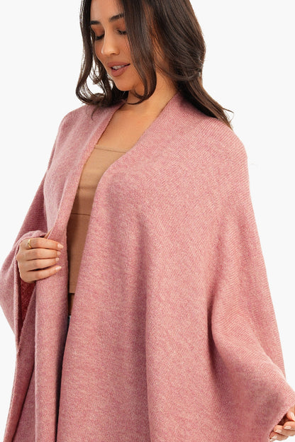 Wool Knitted Poncho