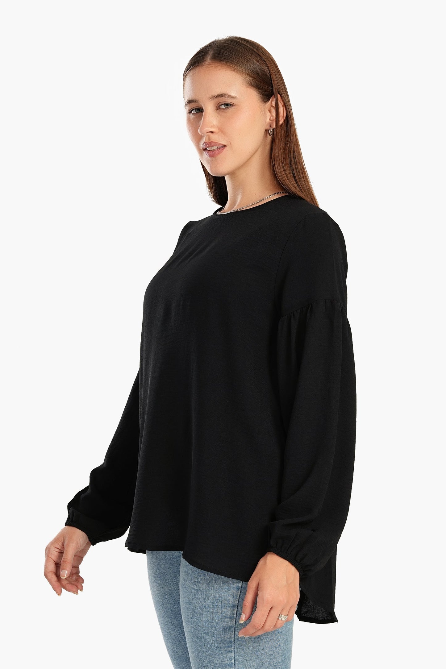 Blouse with Peasant Sleeves