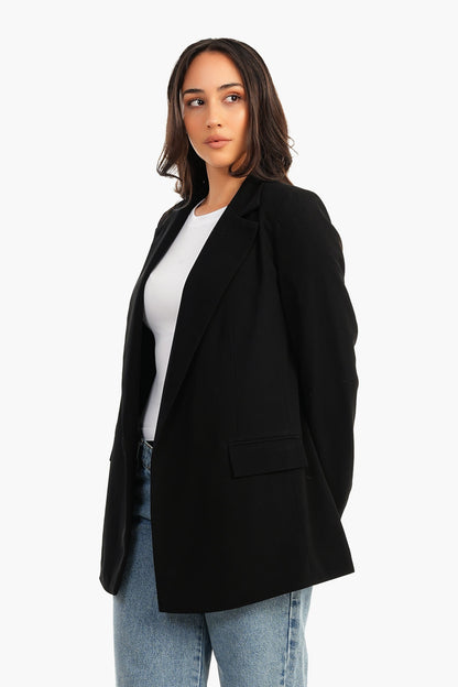 Notch Collar Blazer