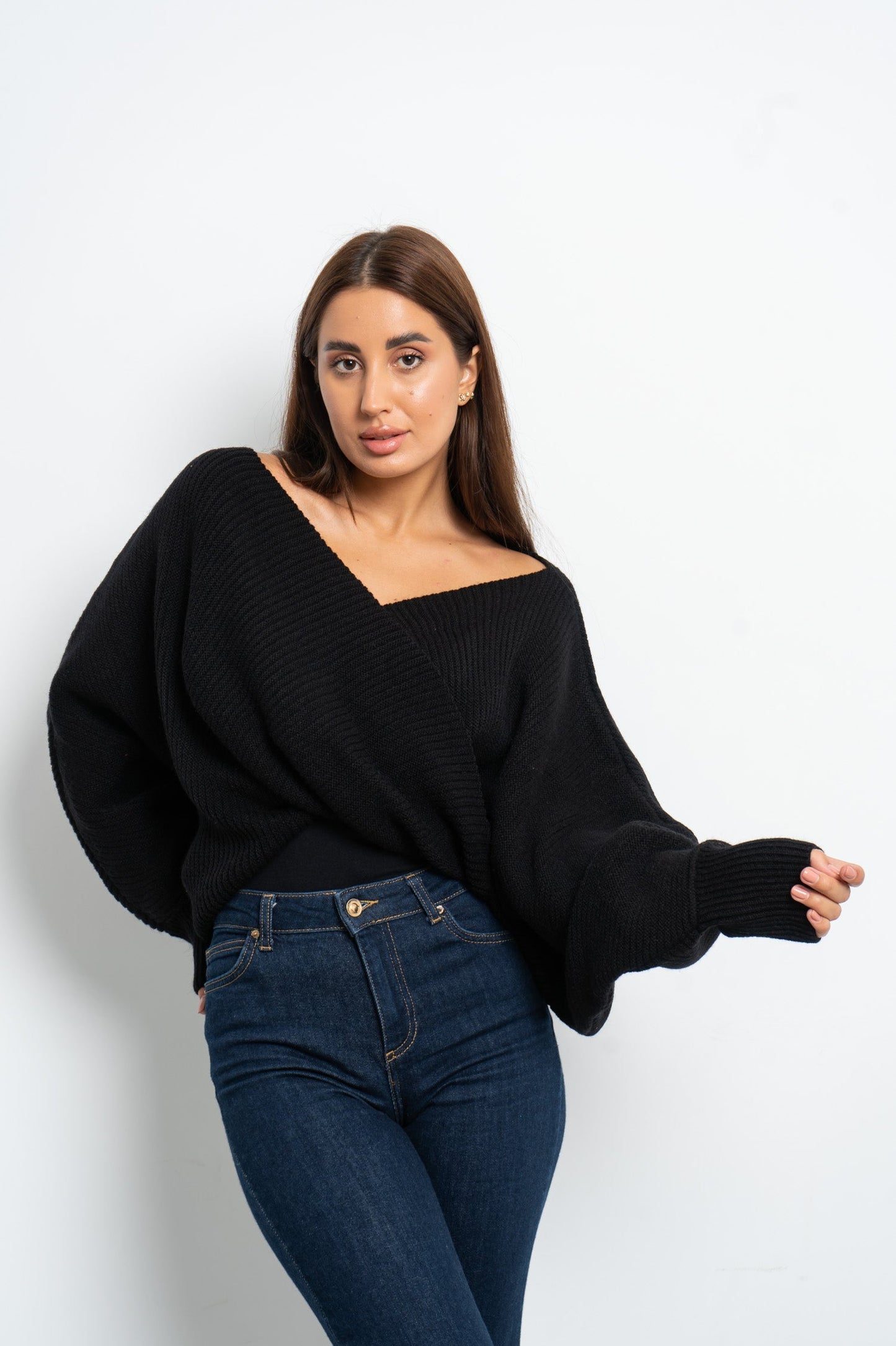 Twisted Knitted Pullover