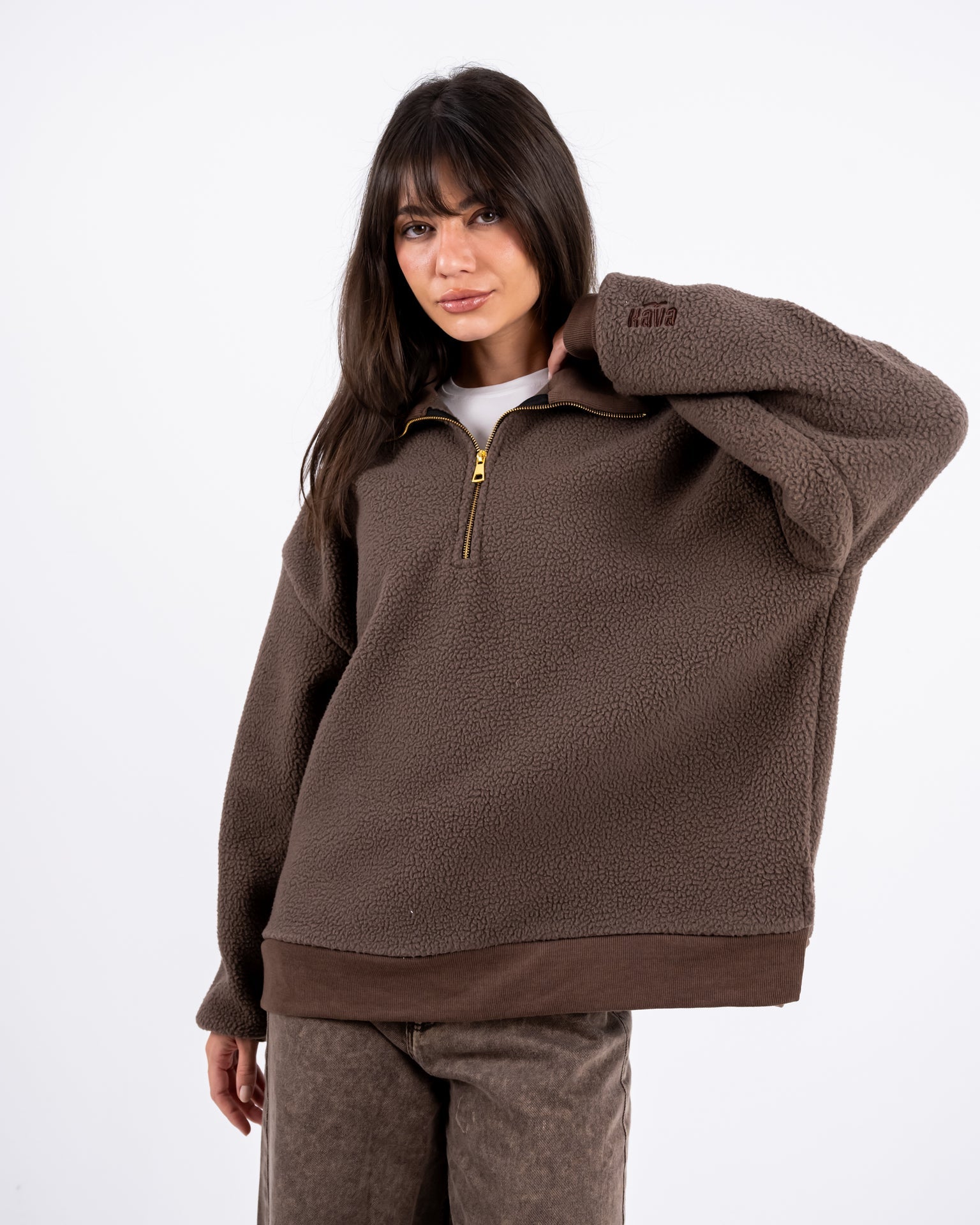 Brown Teddy Sweater