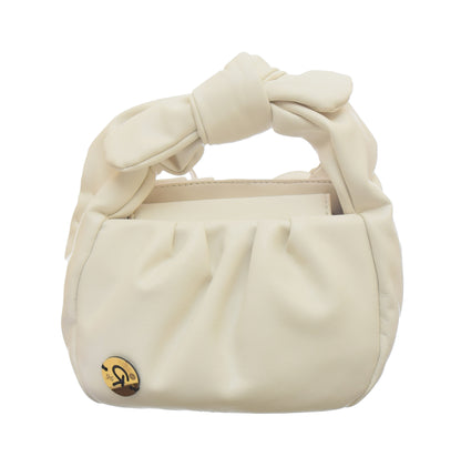 Soft Leather Bow Handbag