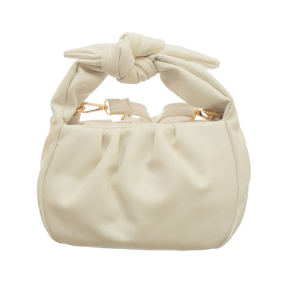 Soft Leather Bow Handbag