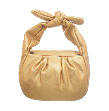 Soft Leather Bow Handbag