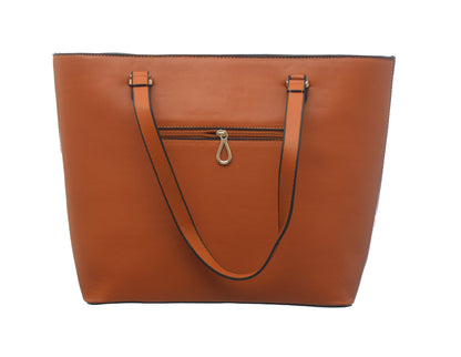 Casual Compact Leather Handbag