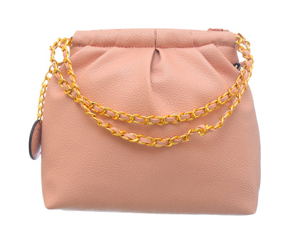 Shrink Leather Crossbody Bag