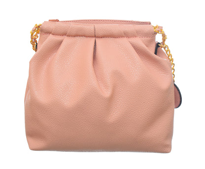 Shrink Leather Crossbody Bag