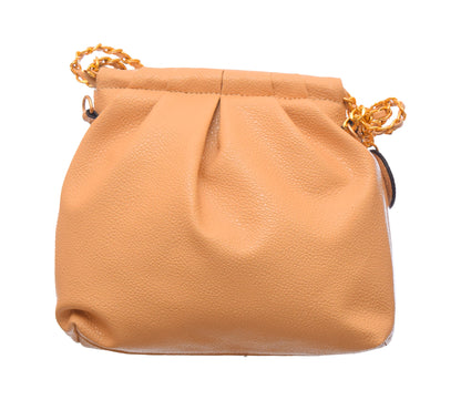 Shrink Leather Crossbody Bag