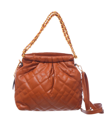 Capitone Leather Handbag