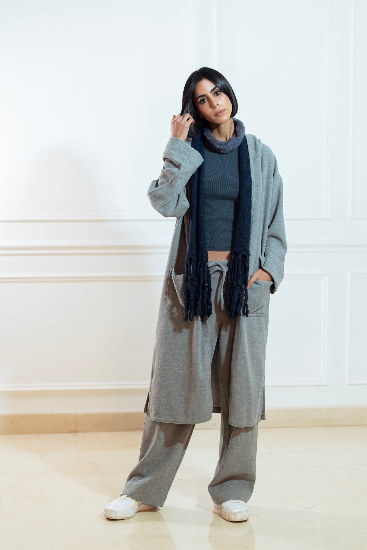 Cashmere Lounge Set - Grey