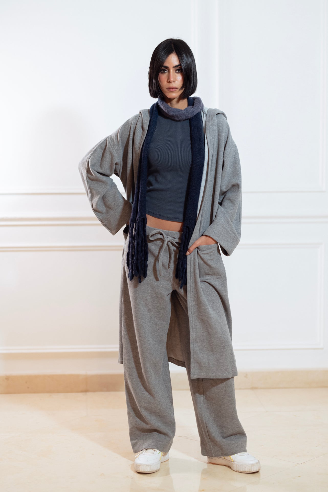 Cashmere Lounge Set - Grey