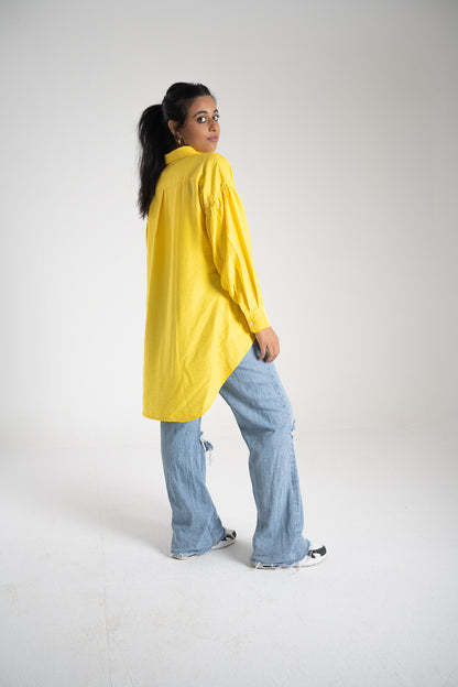 Yellow Linen Shirt