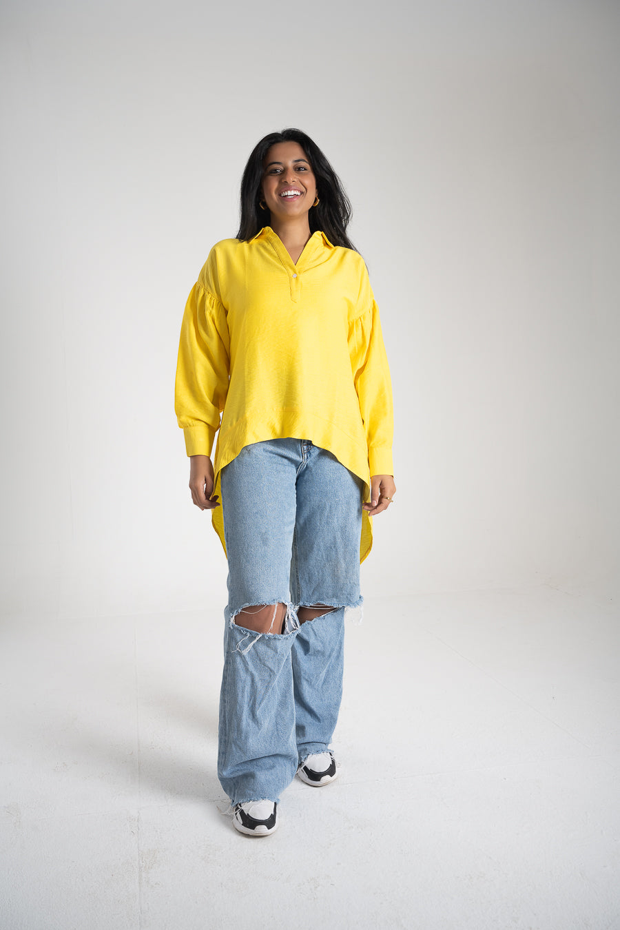 Yellow Linen Shirt