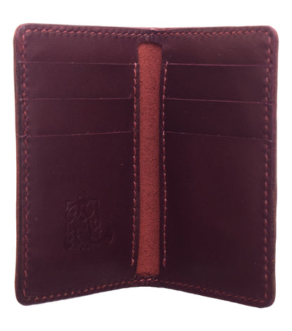 Genuine Leather Wallet with 9 Pockets Pharaonic Design