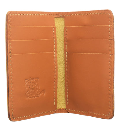 Genuine Leather Wallet with 9 Pockets with Embossed Design