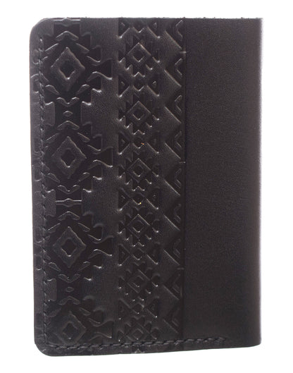 Genuine Leather Wallet with 8 Pockets with Embossed Design