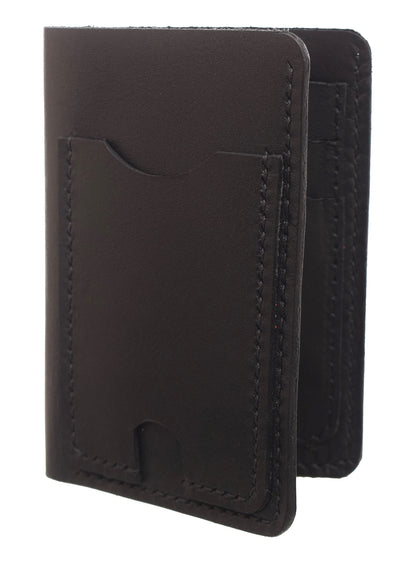 Genuine Leather Wallet with 8 Pockets with Embossed Design