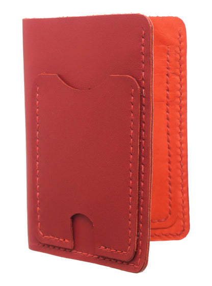 Genuine Leather Wallet with 8 Pockets with Embossed Design