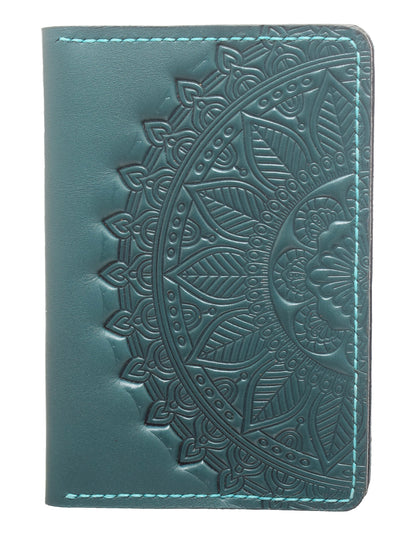 Genuine Leather Wallet with 4 Pockets with Embossed Design