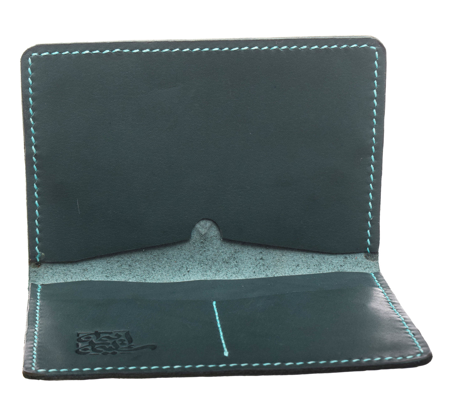 Genuine Leather Wallet with 4 Pockets with Embossed Design