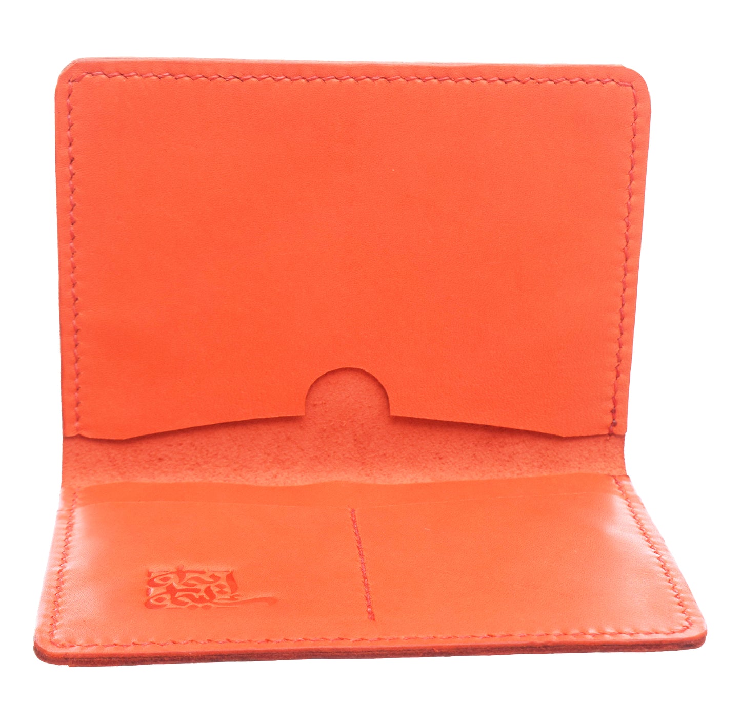 Genuine Leather Women's Wallet with 4 Pockets and Embossed Design