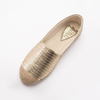 Handmade Leather Espadrille