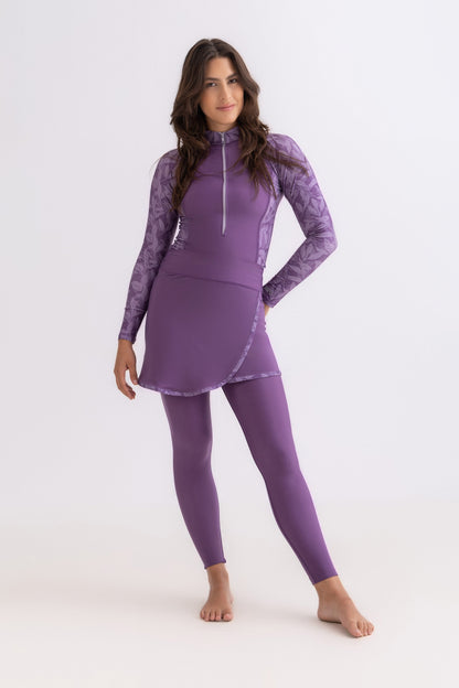 Lycra Feel Free Swimsuit - Purple