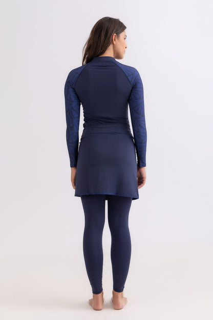 Lycra Feel Free Swimsuit - Navy