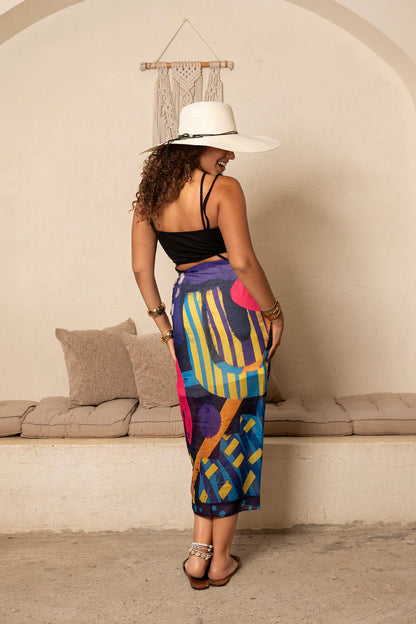 Flower Power Wrap Coverup