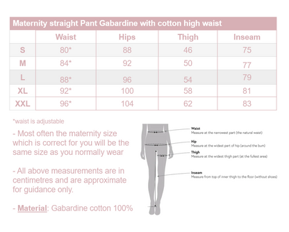 Gabardine Maternity Pants