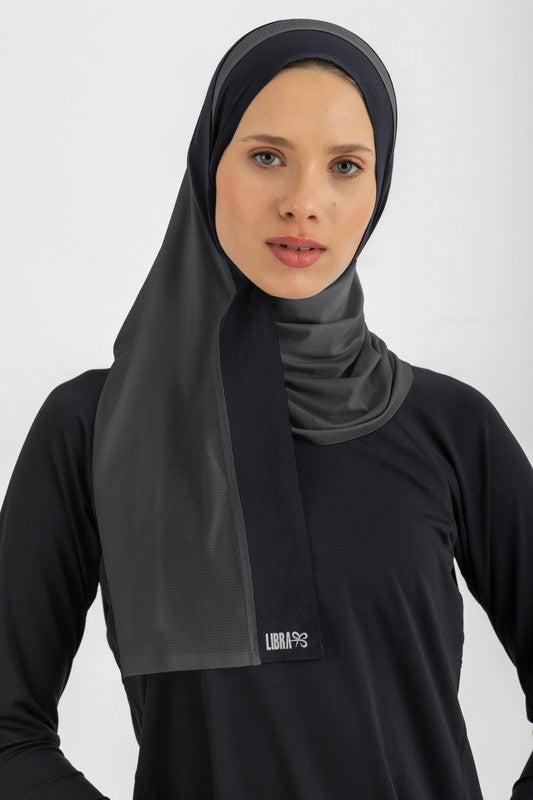Solid Ultra-Grip Sports Performance Veil – Charcoal