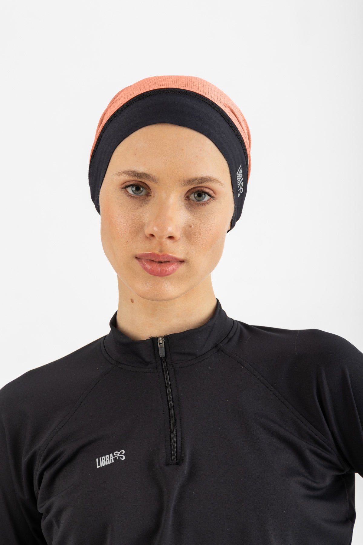 Lycra Modern Head Turban - Sandy Peach