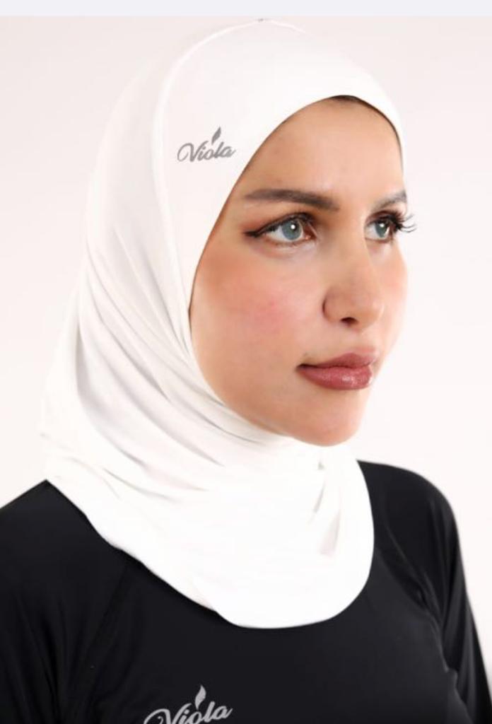 Aero Fit Sports Hijab - White