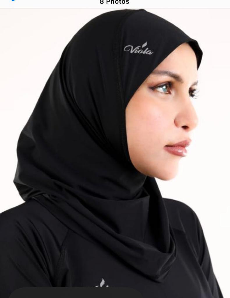 Aero Fit Sports Hijab - Black