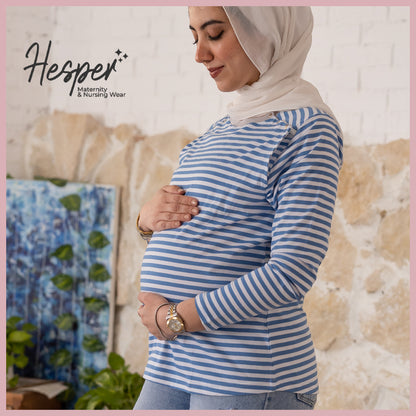 Summer Ease Half Sleeve Snap Nursing Maternity T-Shirt