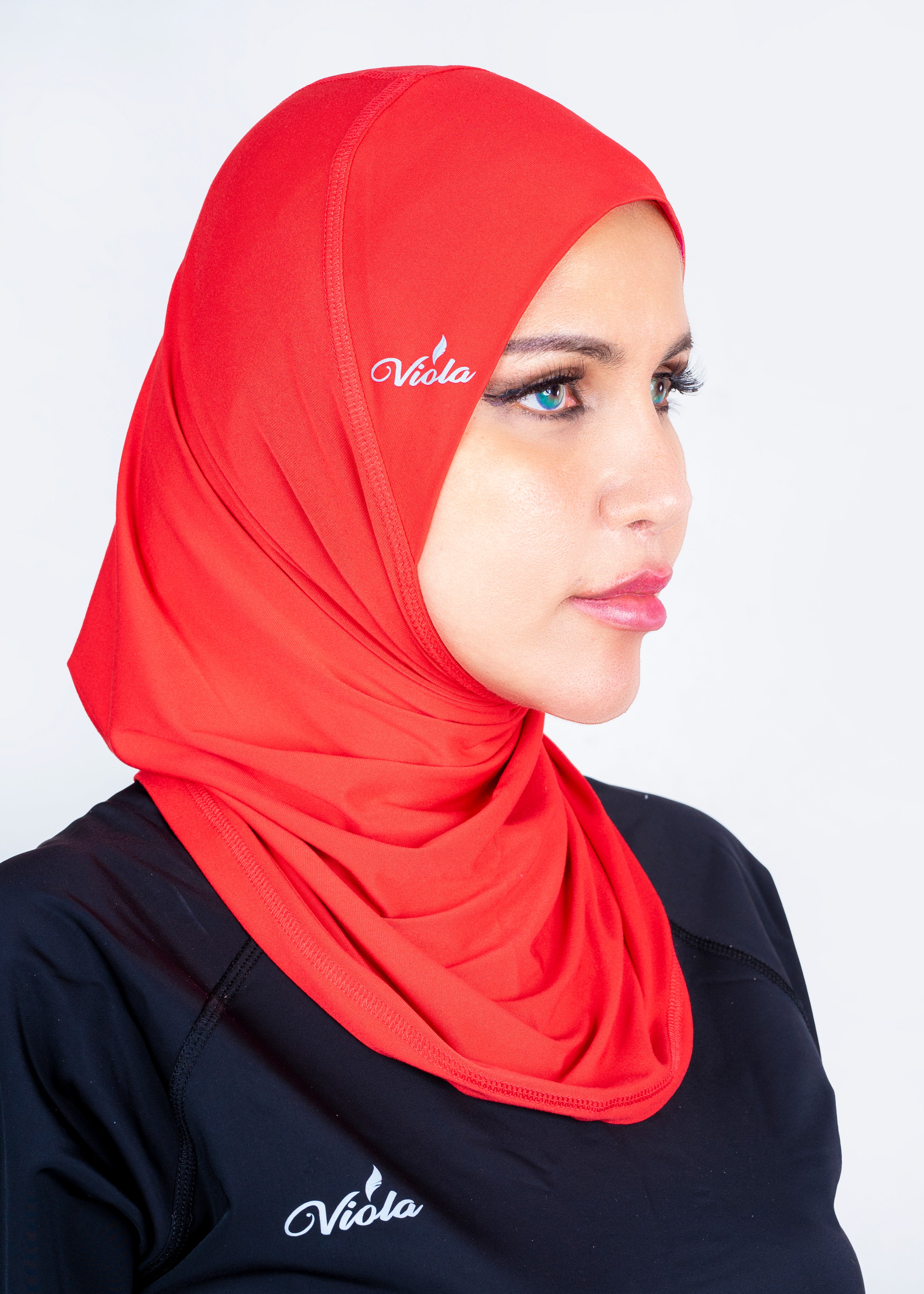 Aero Fit Sports Hijab - Red