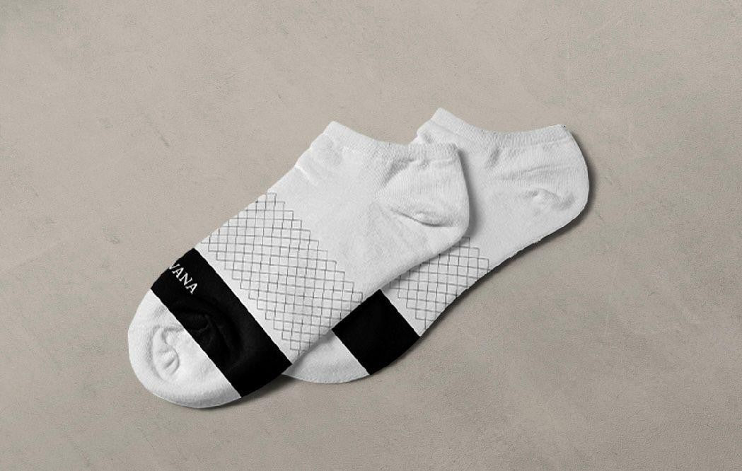 White Ankle Black Band