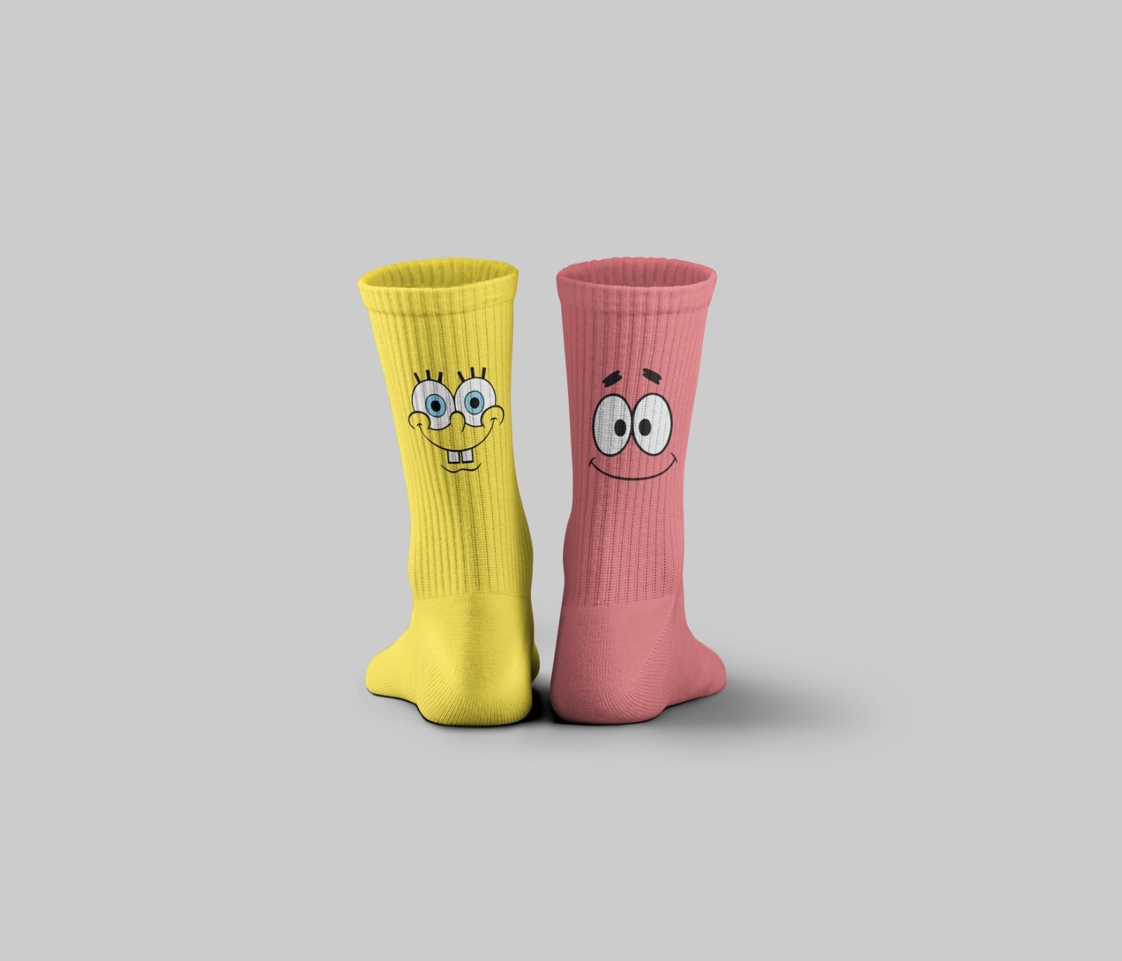 Cotton Printed Crew Socks – Multicolor