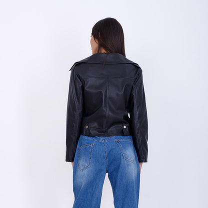 Cosette Leather Jacket - Black