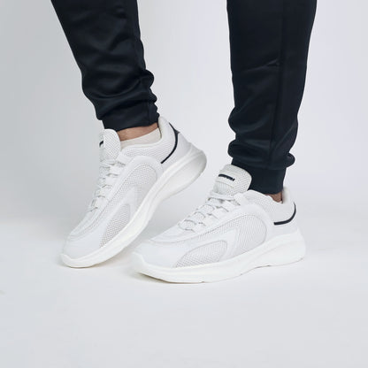 Mesh Shadow Men Sneakers - White