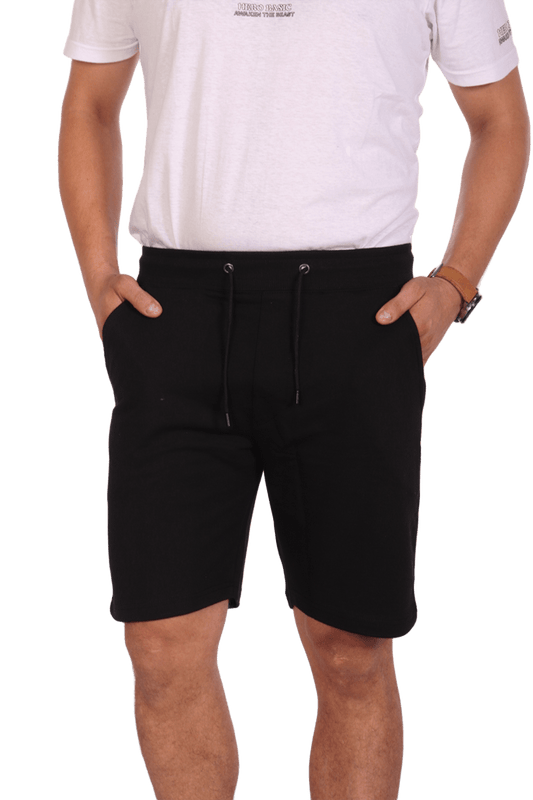 Summer Melton Shorts - Black